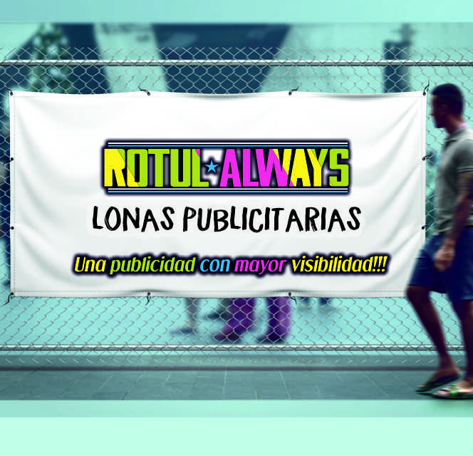 Lona personalizada – Rotulalways